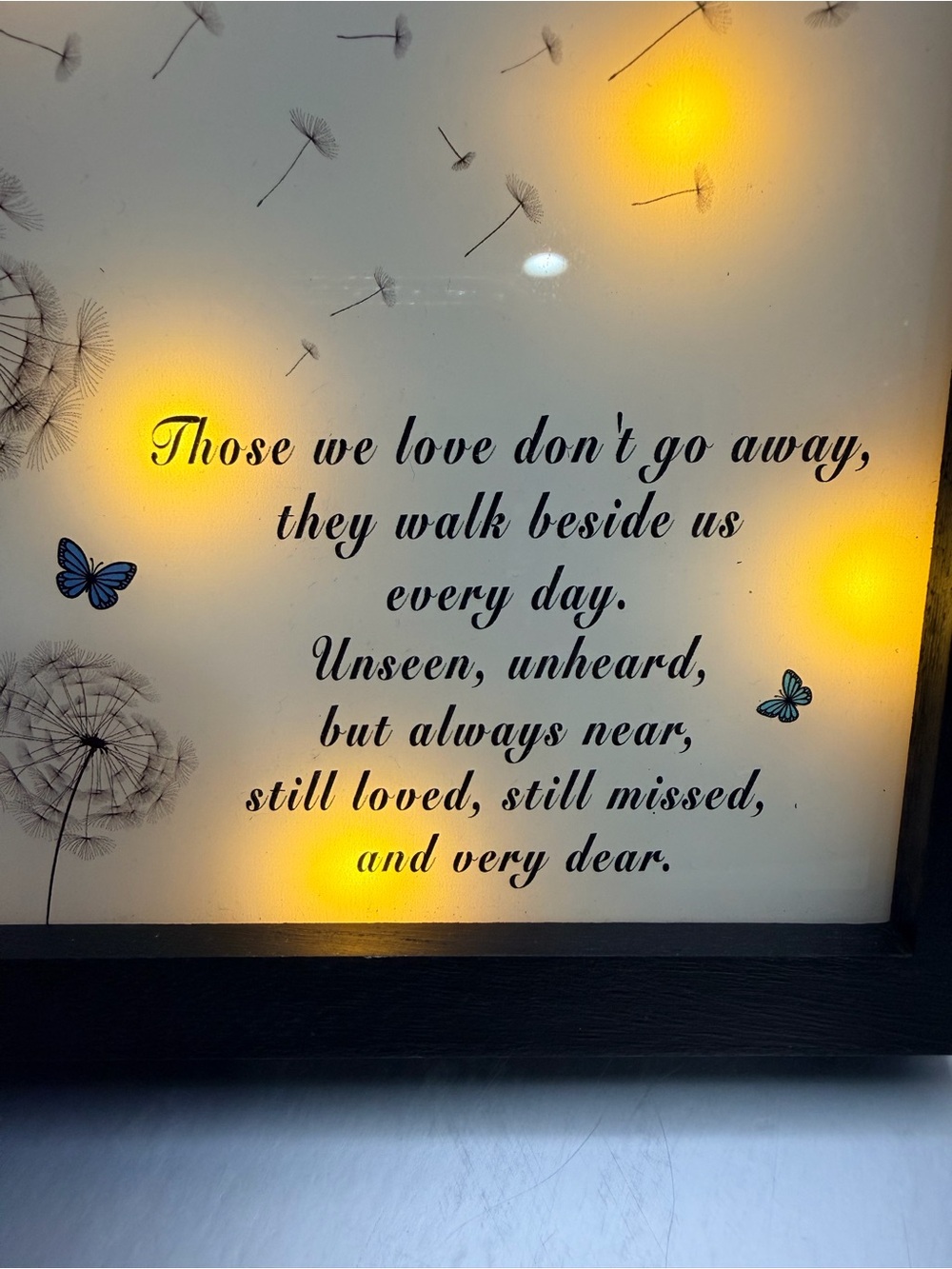 🔹New..LED Memorial Shadow Box. - Picture 4 of 6